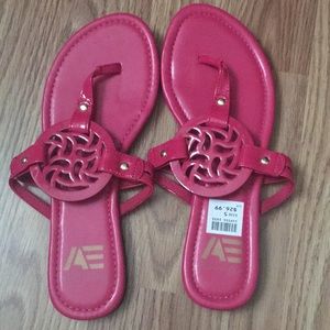 Hot pink American Eagle sandals